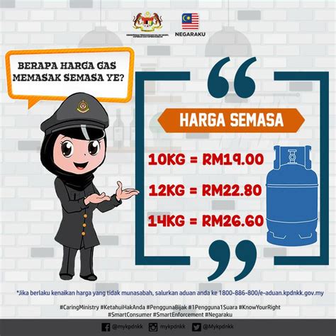malaysia cooking gas price 2017